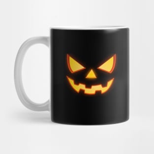 Scary Halloween Horror Pumpkin Face Mug